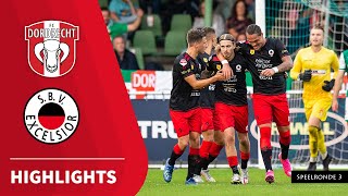 Samenvatting FC Dordrecht  Excelsior 11092020 [upl. by Iggem]