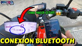 como CONECTAR el CELULAR a la MOTO 2022 TVS RTR 200BS6 [upl. by Cirillo]