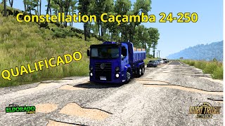 Euro Truck Simulator 2 133BOTANDO PRESSAO Bob Constellation Caçamba 24250 AREIA 4T🚧🚧 GAMEPLAY HD [upl. by Kurys6]