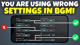 BGMI All New Basic amp Advance SETTINGSCONTROLS  Perfect BGMI Settings Guide  BGMI  Pubg Mobile [upl. by Josi]