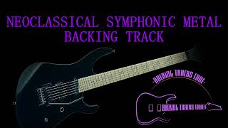 Neoclassical  Symphonic Metal Backing Track in Ab minor BACKING TRACKS CAVE [upl. by Lilah]