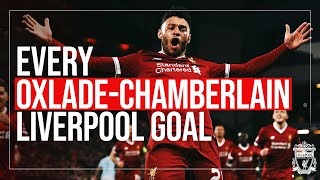 Every Alex OxladeChamberlain goal for Liverpool  Man City worldies Genk skills amp more [upl. by Esilana]