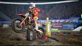 Monster Energy Supercross 3 Esbarquero90 Minneapolis US Bank Stadium Honda 250cc [upl. by Petras]