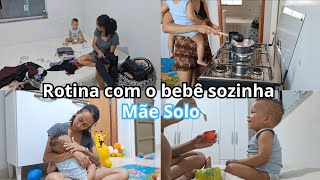 MÃE SOLTEIRA  MINHA ROTINA SOZINHA COM O MEU FILHO [upl. by Gerk]