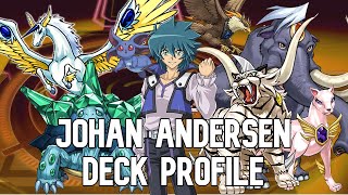 YuGiOh GX 40 Card Johan Andersen Jesse Anderson Deck Profile [upl. by Vanzant]