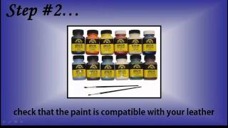 How to Paint Leather [upl. by Balliol608]