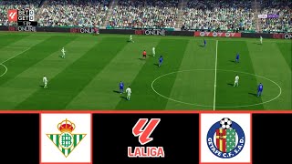 REAL BETIS VS GETAFE  LALIGA 20242025  FOOTBALL LIFE 2024 [upl. by Alesandrini870]