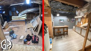 I turned my basement into a man cave [upl. by Lin]