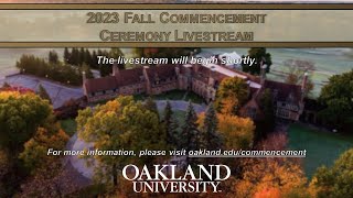 Fall 2023 Commencement Friday December 15 2023 9am EST1400 UTC [upl. by At]