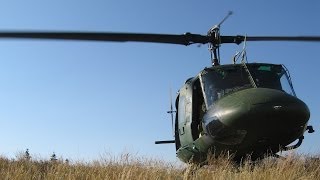 UH1N Huey Helicopter Low Level Hoist and More Part 1 [upl. by Tiny338]