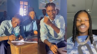 Naira Marley React as Zinoleesky went back to Secondary School to write Waec [upl. by Assirac]