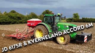 4Kᵁᴴᴰ October 2024 John Deere 6175R amp Kverneland Accord TS Evo 6000 drilling Dawsum winter wheat [upl. by Herm]