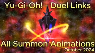 YuGiOh Duel Links All Summon Animations  Included GO Rush [upl. by Ueihttam423]