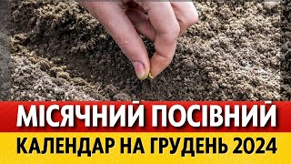 ЩО та КОЛИ робити на городі у грудні 2024 за місячним календарем Місячний календар городника [upl. by Annaeerb999]