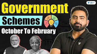 Government Schemes  Oct to Feb  Current Affairs amp GA for Bank Exams  Abhijeet Sir [upl. by Winifred631]