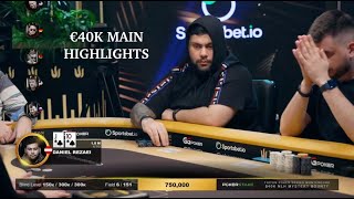 Triton Poker Series Montenegro 2024 Event 5 40K NLH 7 Handed MYSTERY BOUNTY Day 2  Part 10 [upl. by Ahsienauq360]