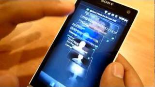 Sony Xperia S  UI Overview [upl. by Seale]