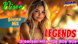 Best Disco Songs Medley 🎙🎶 Golden Legends Eurodisco Hits 70s 80s 90s  Disco Mix [upl. by Nalo]