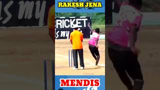 MENDIS VS RAKESH JENA SIXES shorts ytshorts surathadas cricketvani cricket trending viral [upl. by Alleinnad]