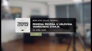 Primena propisa u uslovima vanrednog stanja  Poreska kancelarija Tatić [upl. by Assiralk851]