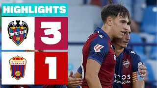 LEVANTE UD 3  1 CD ELDENSE  RESUMEN LALIGA HYPERMOTION [upl. by Eniamaj952]