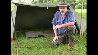 BASIC BUSHCRAFT TENT [upl. by Oshinski]