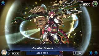 TriBrigade Zoodiac MASTER DUEL Deck Profile  PLATINUM Gameplay [upl. by Arual754]