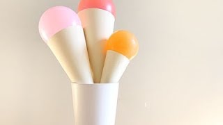 Cómo hacer globos decorativos con forma de helado [upl. by Llenet]