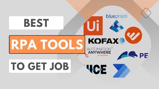 Best RPA Tools to Learn from Job Perspective  Top RPA Tools [upl. by Cote304]