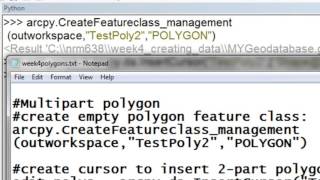 4 Creating Polygon Feature Classes Using Arcpy Scripting [upl. by Coleman327]