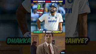 Rohit Sharma Should Be Remove From The Indian Team 🥺 shorts indvsaus pinkballtest [upl. by Dawna]