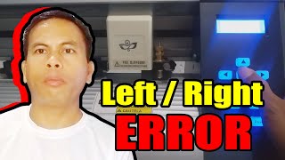 Left amp Right Error  Cuyi Cutter Plotter  Tagalog Tutorial [upl. by Llirpa694]