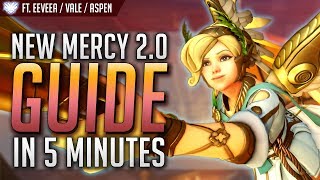 How to play MERCY in 5 MINUTES Top 500 and 1 Mercy GUIDE  Overwatch [upl. by Boylston]