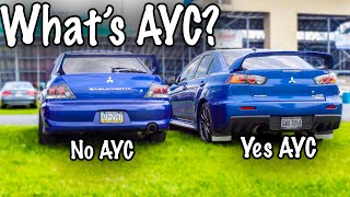 What is AYC Why Doesnt the US Evo 8 and 9s Have Active Yaw Control [upl. by Kirch]