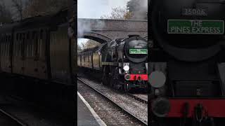 Gloucestershire Warwickshire Railway  35006 at Toddington  railway steamengine steamtrain [upl. by Kcerb101]