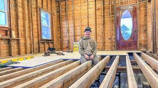 Restoring A 7000 Mansion Kitchen Floor Rebuild [upl. by Erbe]