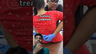 Scoliosis treatment short shortsfeed trending [upl. by Ellainad35]