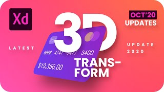 3D Transforms in Adobe XD 2020  tutorial in hindi xdtutorial uidesign [upl. by Herodias]