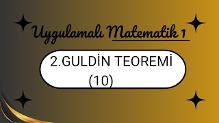 Uygulamalı Matematik 2Guldin Teoremi 10 [upl. by Edbert]