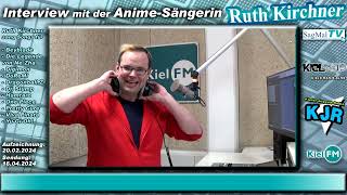 SagMalTV  NEUES AnimeInterview mit Ruth Kirchner Sängerin [upl. by Anaidni]