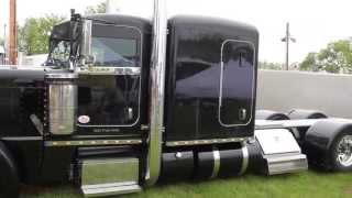 RoadWorks 2013 Peterbilt 389 Showtruck at Huron South Dakota Wheel Jam Truck Show [upl. by Armil]