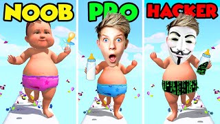 NOOB vs PRO vs HACKER in Babyzilla ALL LEVELS Prezley [upl. by Nayek]