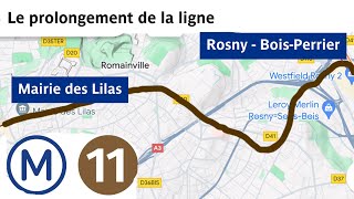 4K Ligne 11 RATP  INAUGURATION entre Marie des Lilas et Rosny Bois Perrier  🚆 [upl. by Yllom695]