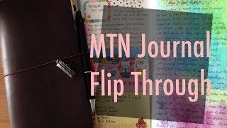 Midori Travelers Notebook Journal Flip Through 2 [upl. by Muhcan]