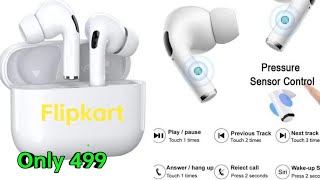 Ear buds air senser Bluetooth touch control Bluetooth headset unboxing buy on Flipkart [upl. by Iviv]