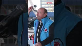 Türkİş tarafından “Zordayız geçinemiyoruz” mitingi düzenlendi shorts [upl. by Eilrahc]