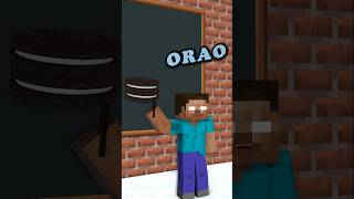 ORAO  Minecraft Animation shorts oreo memes meme [upl. by Donna881]