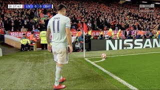 JAMES RODRIGUEZ vs LIVERPOOL Away HD 19022019 [upl. by Assiram]