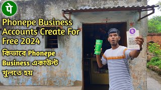 How To Phonepe Business Accounts Create In 2024  কিভাবে Phonepe মার্চেন্ট একাউন্ট খুলতে হয় [upl. by Sherrie]