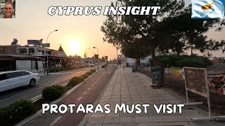 Protaras Cyprus the Top Road  Not to be Missed Add it to Your List [upl. by Sairacaz459]